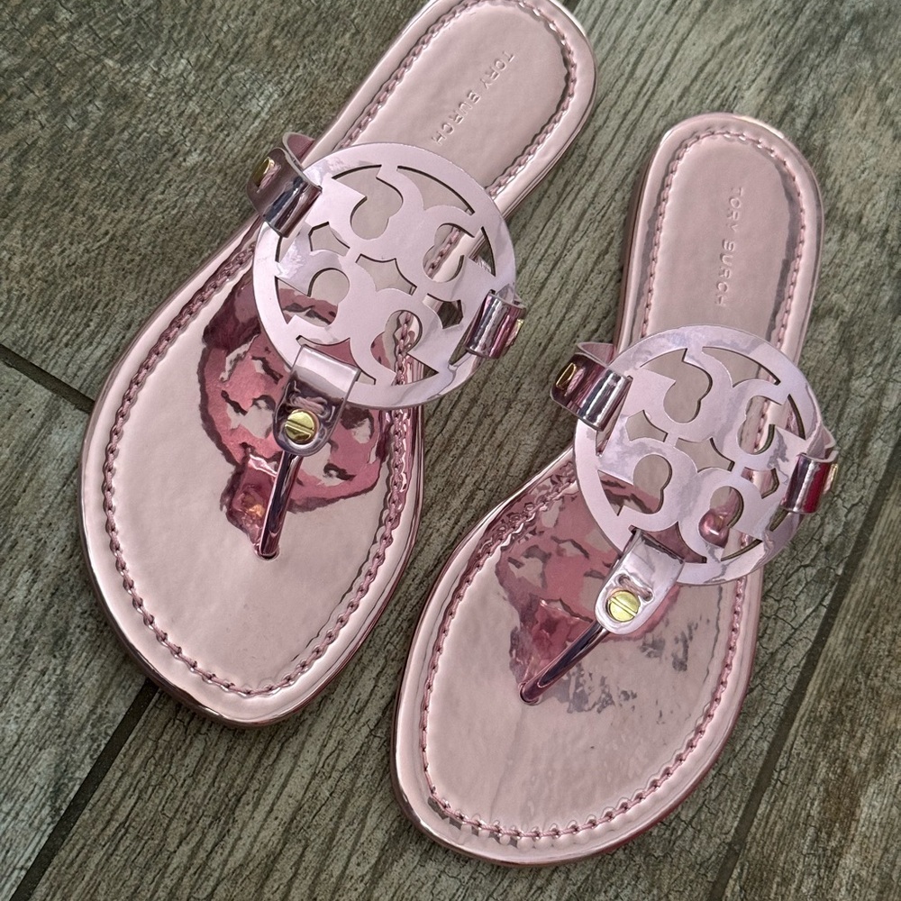 Tory Burch Pink Sandals for Women - Picture 3 of 11
